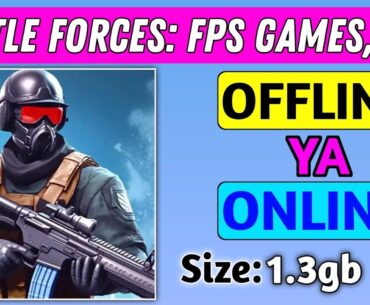 Battle Forces: fps games, pvp Game Offline or Online