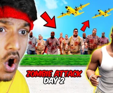 I Survived 100 DAYS in ZOMBIE ATTACK in GTA 5 - (DAY 2) Sharp Tamil Gaming