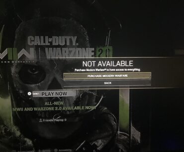 I need some help here. My friend keeps getting this message even though he just bought the game and downloaded every pack.