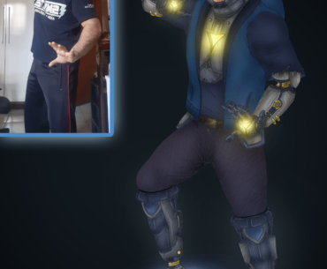 I drew myself in another universe based on this pose. What do you think?
