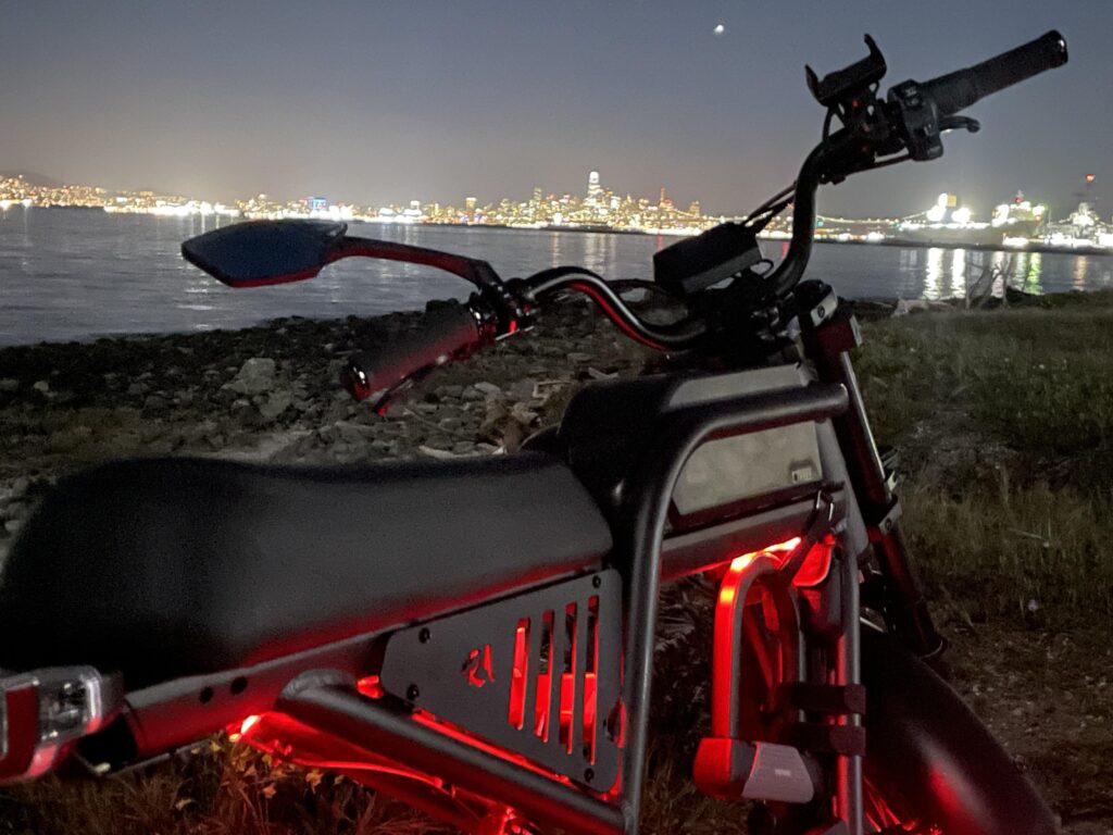 Not quite a lightcycle, but close