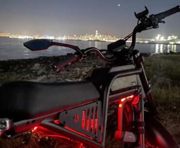 Not quite a lightcycle, but close