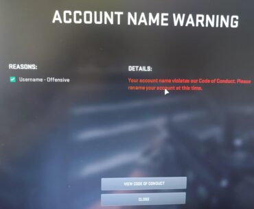 killed a 3 man squad in dmz and got this,how is my name offensive