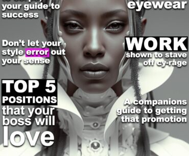 Cy_Borg (TTRPG) inspired women's magazine, Cy_Mopolitan issue #1
