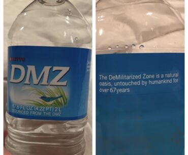 MY local gas station sells water from the DMZ