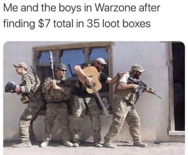 Found this meme in the photos from my phone from the days where the amount of money found from the chests was a problem