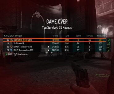 I played with randoms & I love it when people don’t rage quit and stay throughout the whole game