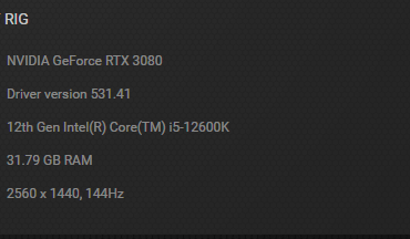 Advice appreciated. Anything to upgrade here? Im thinking of a new 1440p 240hz monitor.