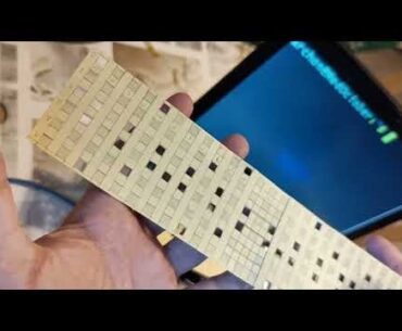 Making Arduino act as a 1950s style mainframe, controlled by punchcards