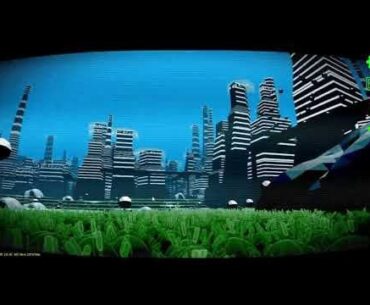 I'm working on a procedurally generated cyberpunk city game engine / game, not sure what you think...