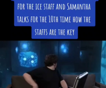 They say only Chuck Norris knows the symbols to the ice staff by memory