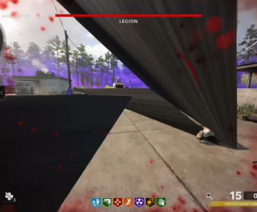 glitchy legion boss fight