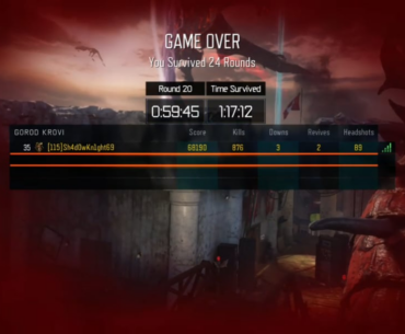 This is the coolest game over screen you'll ever see