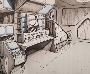 HR Station, from my sketchbook.