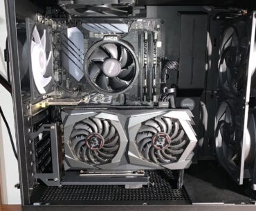 New vertical gpu mount looks clean
