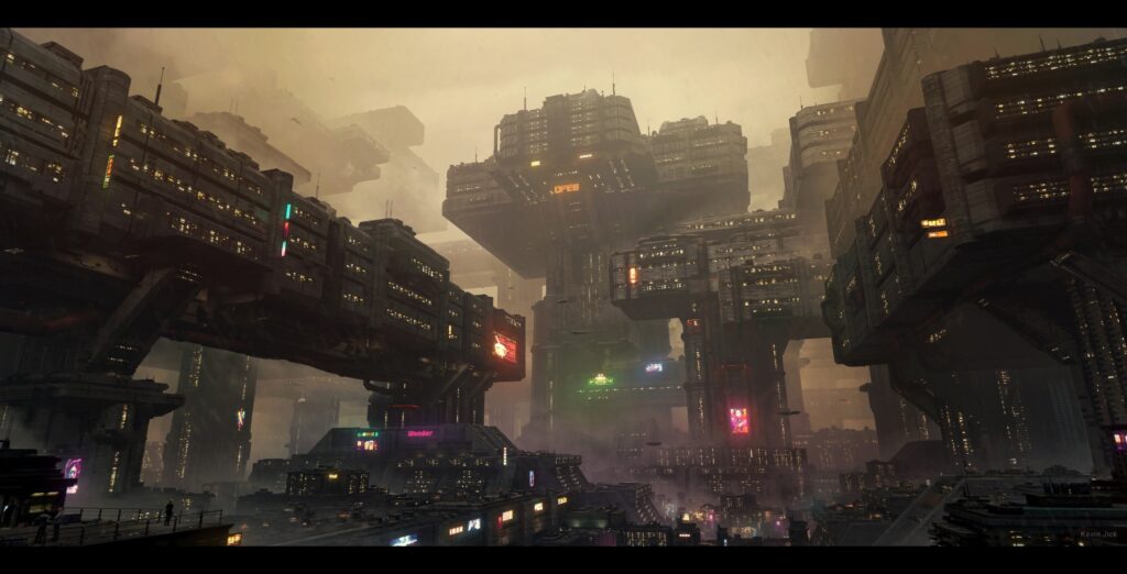 Mega City Sprawl 2099 by Kevin Jick