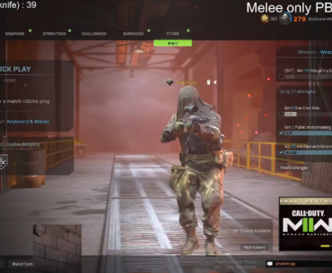 69 kills melee only killhouse (mid progress join)