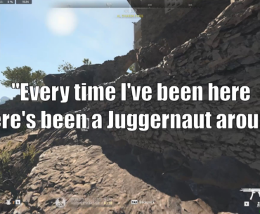 "So...uh, I found the Juggernaut"