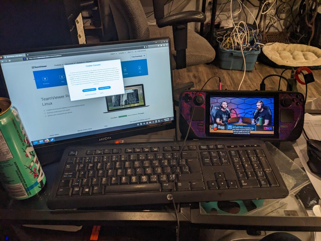 Steam Decking away from home