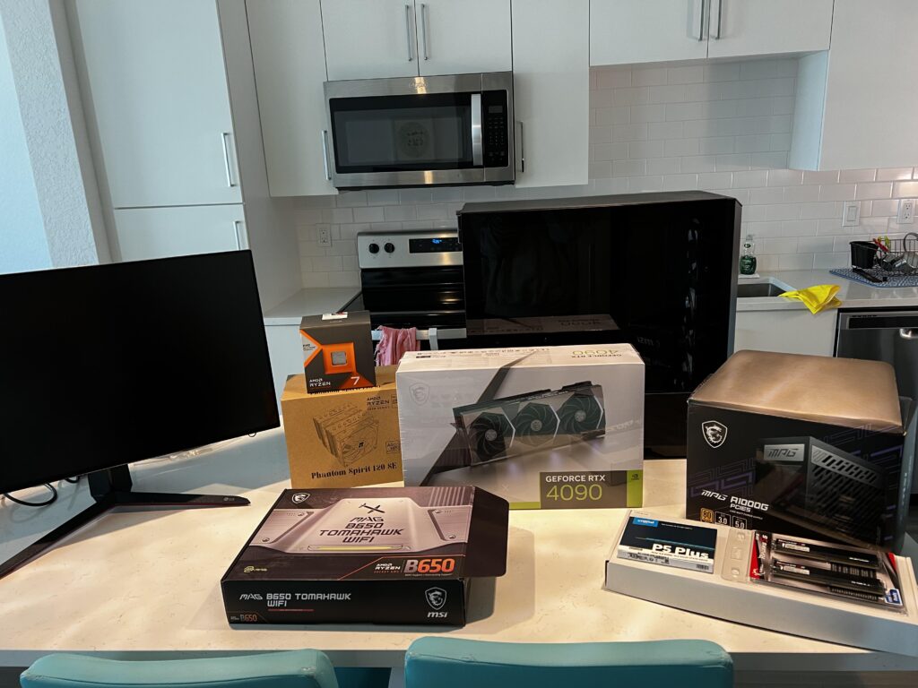 1st ever build. All the parts are finally here! Wish me luck.🙏🏼