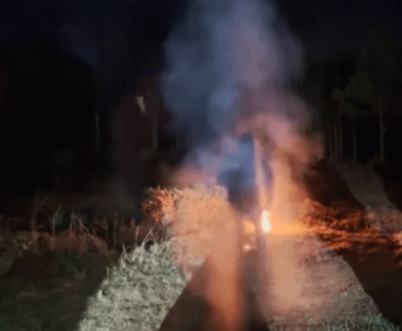 Real life fire bow