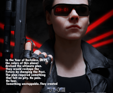 "The Terminator" movie poster with Park made by me