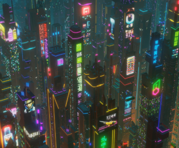 "Subdistrict #13" by me (procedurally generated in Blender)