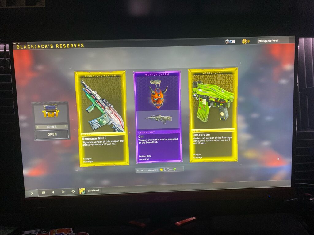 Rampage MK2 and mastercraft in same crate