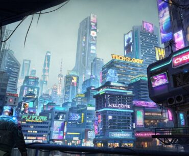cyberpunk city by Gabriel fgao