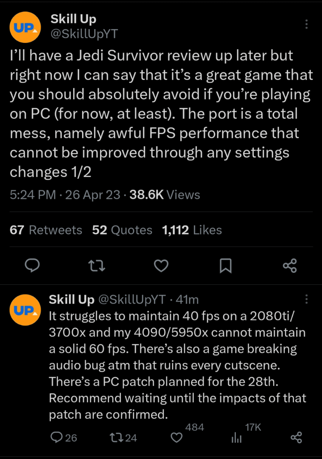 Pretends to be shocked. Another bad PC Port FPSHUB