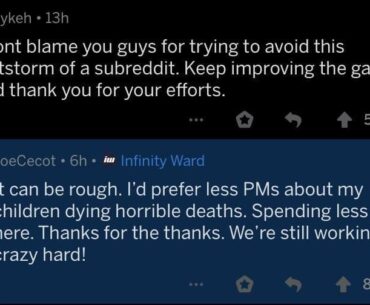 Even if the game frustrates me, I will never sink this low to a dev. Whoever does this crap are scum of the Earth