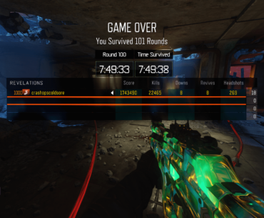 got my first round 100 :D