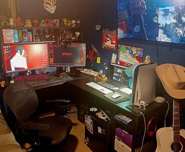 My cozy lil nest :)(sorry my phone cam is ass)