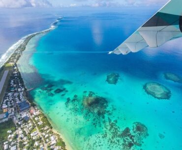 Country of Tuvalu (near New Zealand) creating digital simulation of the island to combat their possible sinkage