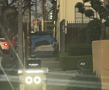 Robo-Delivery Meets Homeless Camp