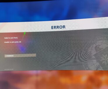 does anyone know why I'm getting this error when trying to join my friend?