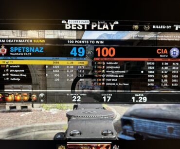 As much as I like this game, it suffers from some of the worst team balancing I’ve ever seen in any cod ever