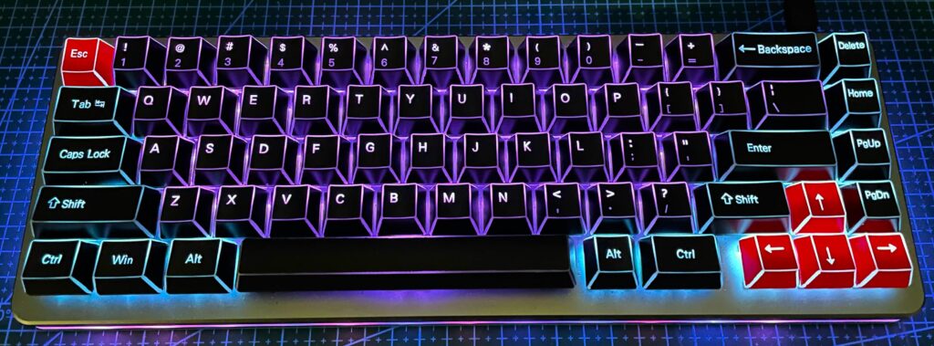 Does this keyboard meet the Cyberpunk aesthetic? Cross post of some custom caps I did from on r/MechanicalKeyboards and it got alot of Cyberpunk and Outrun comments....