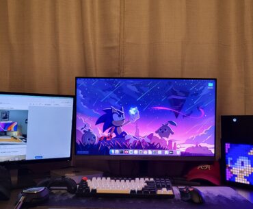 My cluttered Mac Mini M1/Xbox Series X setup