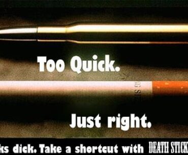 Changed a few anti smoking ads to cyberpunk style marketing