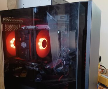 My rig. Custom built. Don't have any setup pictures yet.