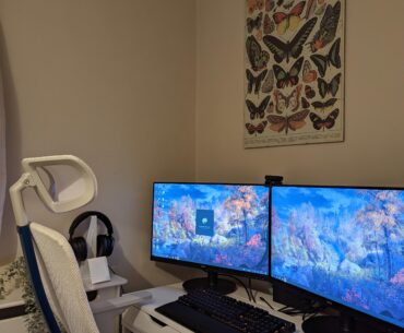 My first ever battlestation! I'm 23 (F) and finally saved enough to set it all up.