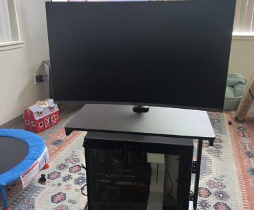 My desktop cart