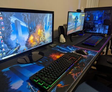 Wife and I's couples gaming station