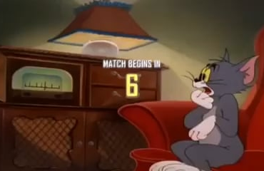 Campers at the beginning of every match: