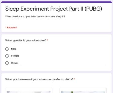 Need responses for my school art project, I chose PUBG for it and would appreciate responses