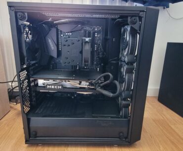 What do you guys think of my (almost) all black pc?