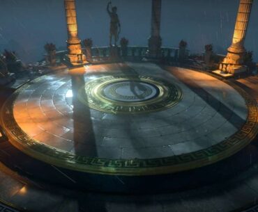 Does the Ancient Evil boss fight take place on Olympus?