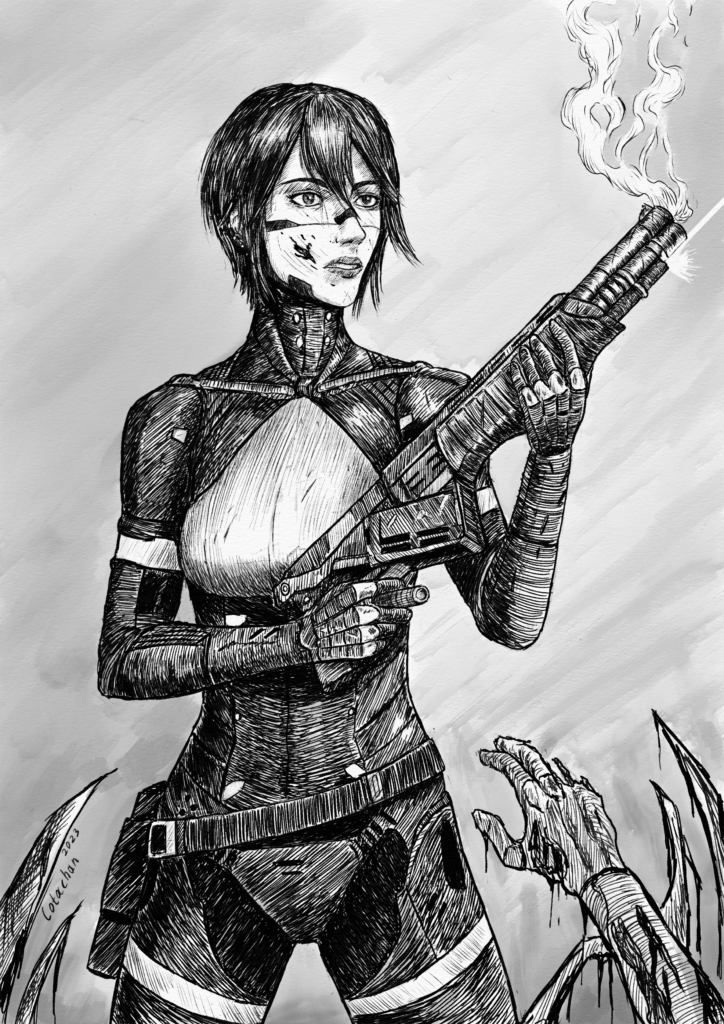 Elster from Signalis, by me