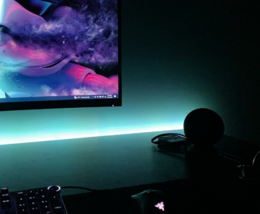 Did some upgrades to my previous set up . Synced everything to look a bit Star Wars-y.